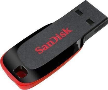 EMS Original 32 GB Pen Drive for Computer and Mobile (Color-RED and Black), Cruzer Blade 32GB